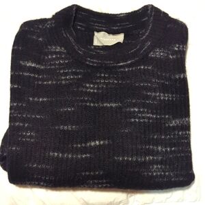 Everlane The Alpaca Crew Sweater Black Heather Women’s Size M
